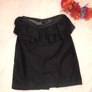 🦕Bisou Bisou Jeans Dark Blue Skirt